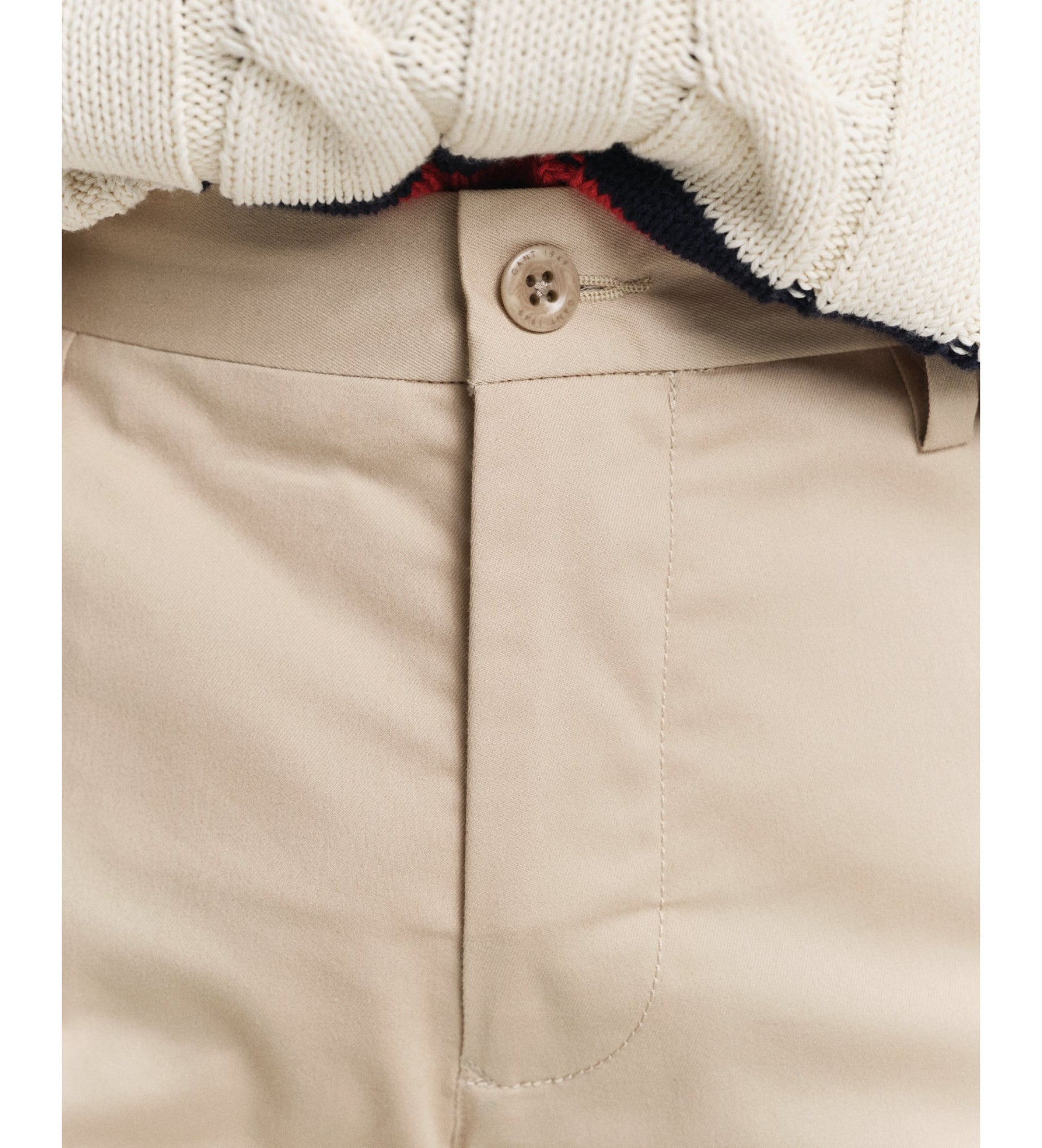 Gant Mens Slim Sports Shorts In Sand