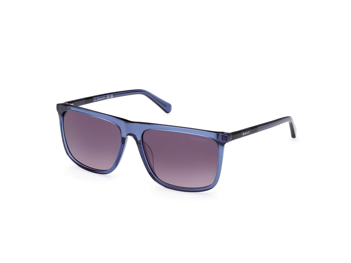 Gant Sunglass Man Shiny Blue / Gradient Smoke GA7219-5790B