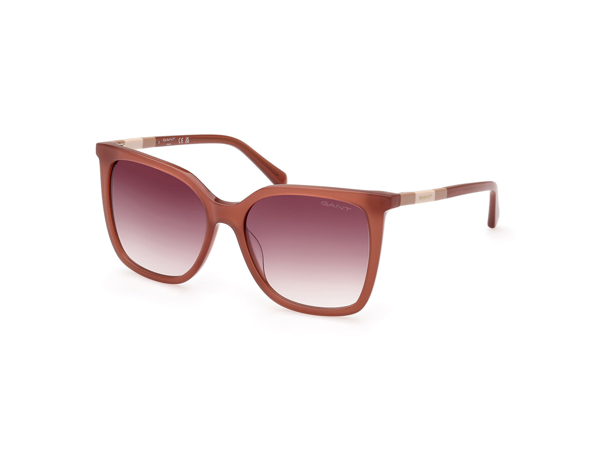 Gant Sunglass Woman Shiny Dark Brown / Gradient Brown GA8093-5548F
