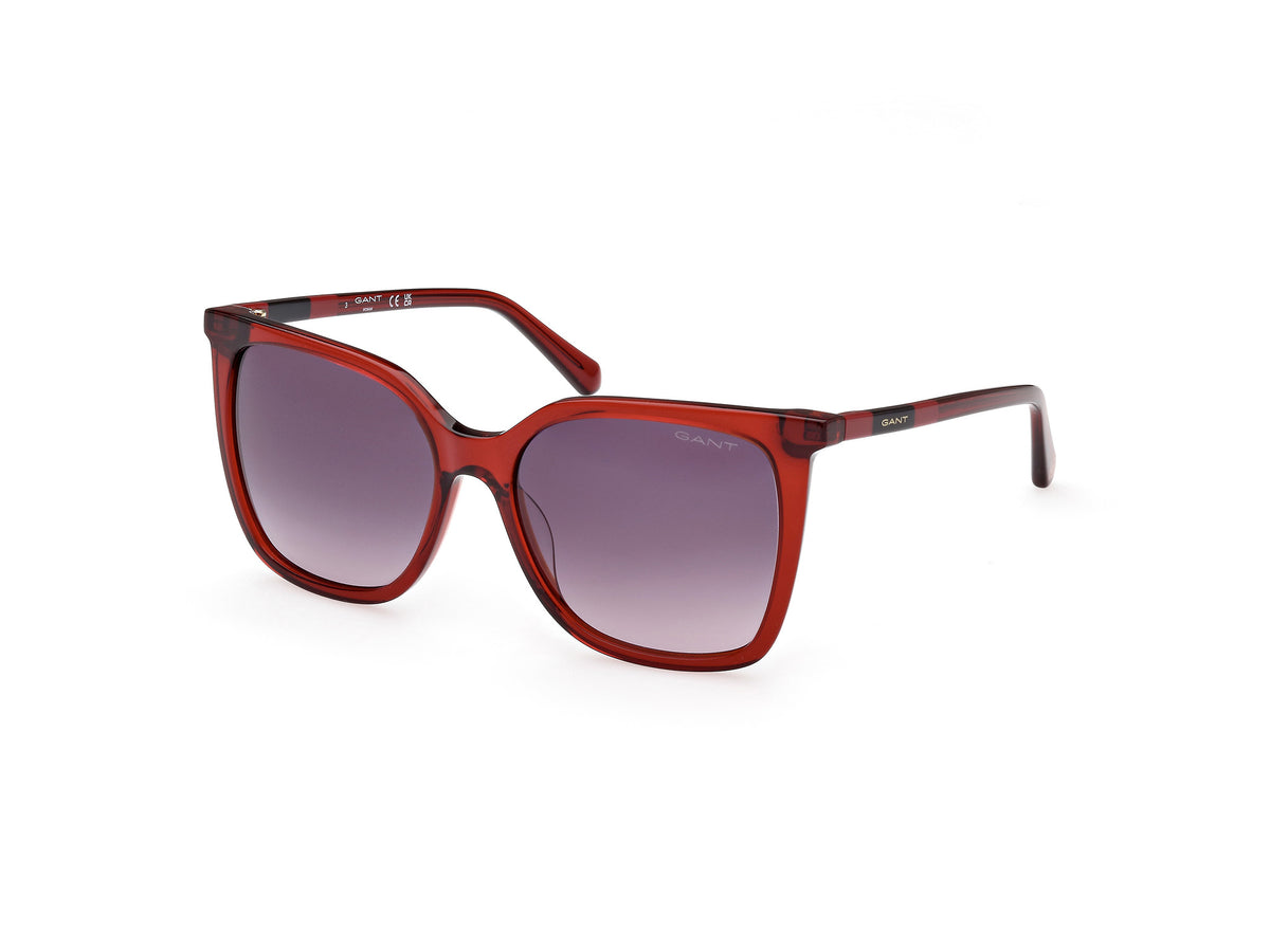 Gant Sunglass Woman Shiny Red / Gradient Smoke GA8093-5566B
