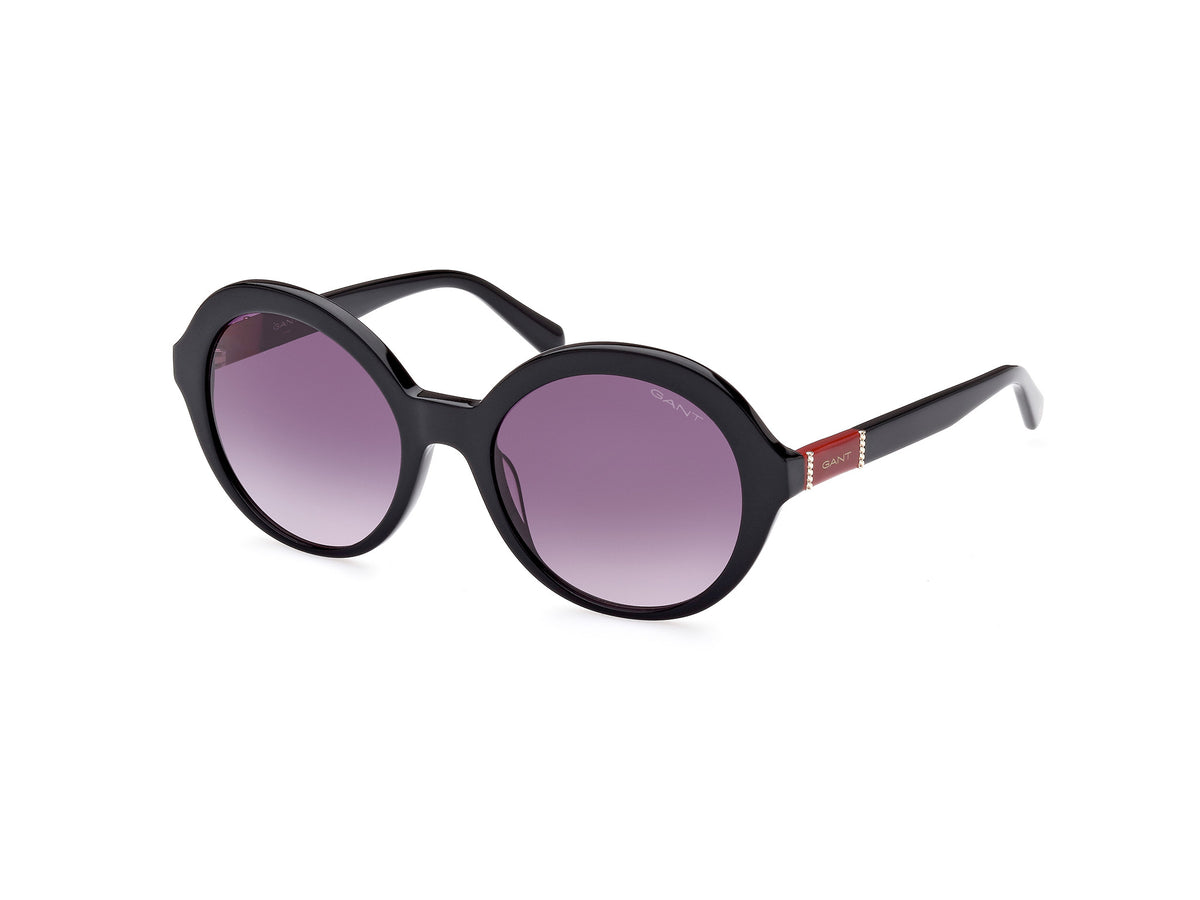Gant Sunglass Woman Shiny Black / Gradient Smoke GA8094-5501B
