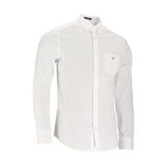 Gant Mens Reg Oxford Bd Long Sleeve Shirt White