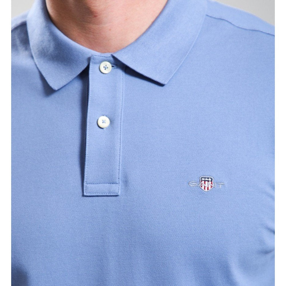 Gant Mens Reg Shiedl Golfer In Faded Denim