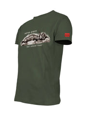 Sniper Mens Gemsbok T-Shirts In Olive