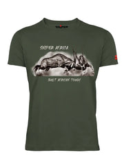Sniper Mens Gemsbok T-Shirts In Olive