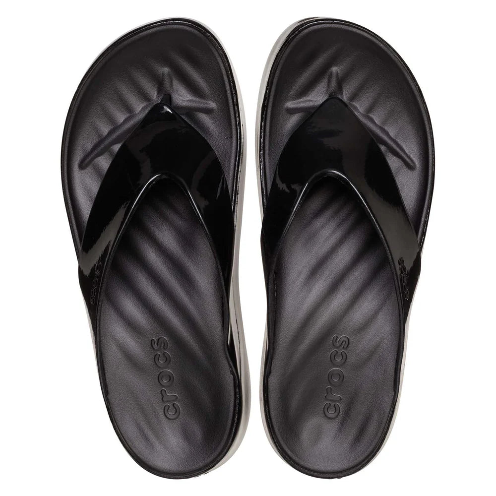 Crocs Womens Getaway Platform Shoes In Black