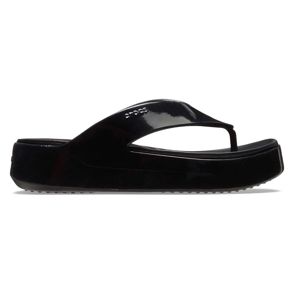 Crocs Womens Getaway Platform Shoes In Black