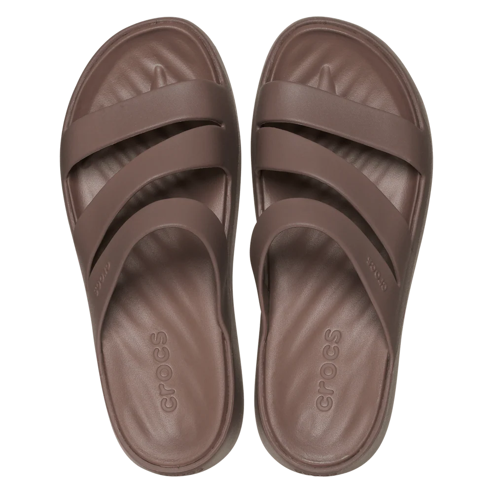 Crocs Womens Getaway Strappy Sandal In Brown