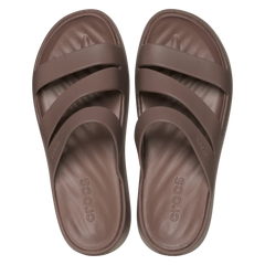 Crocs Womens Getaway Strappy Sandal In Brown