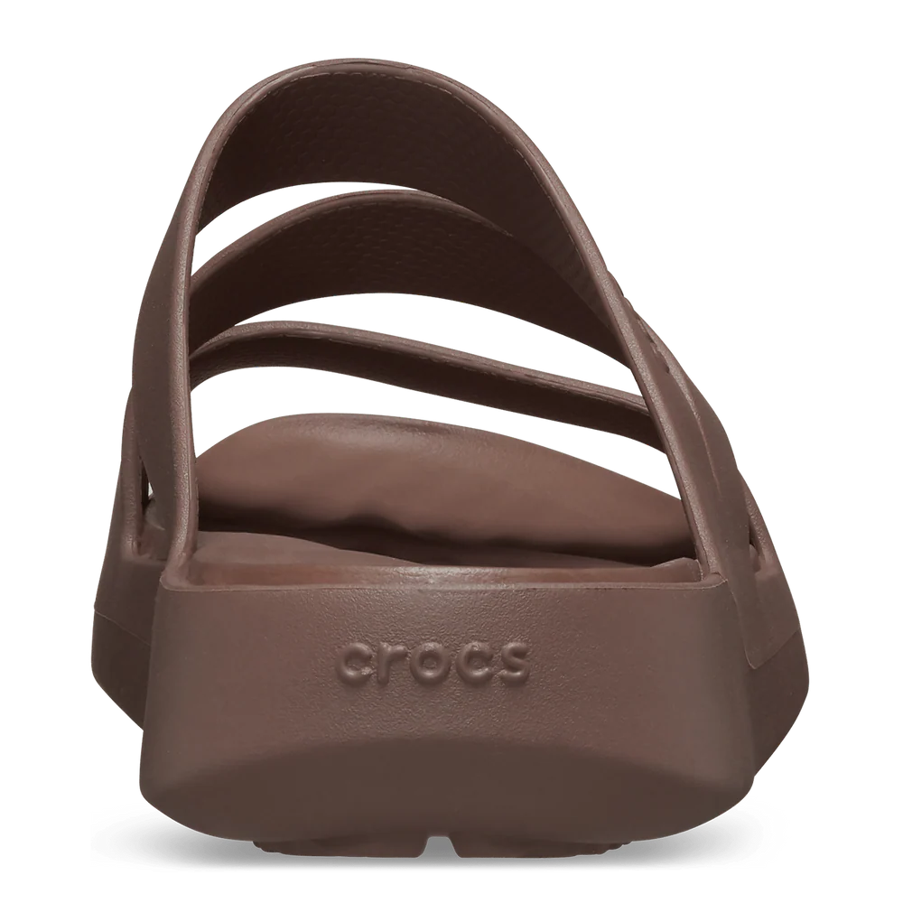 Crocs Womens Getaway Strappy Sandal In Brown