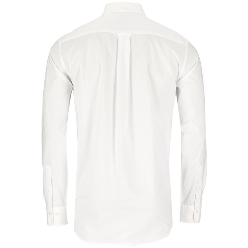 Gant Mens Reg Poplin Long Sleeve Shirt White
