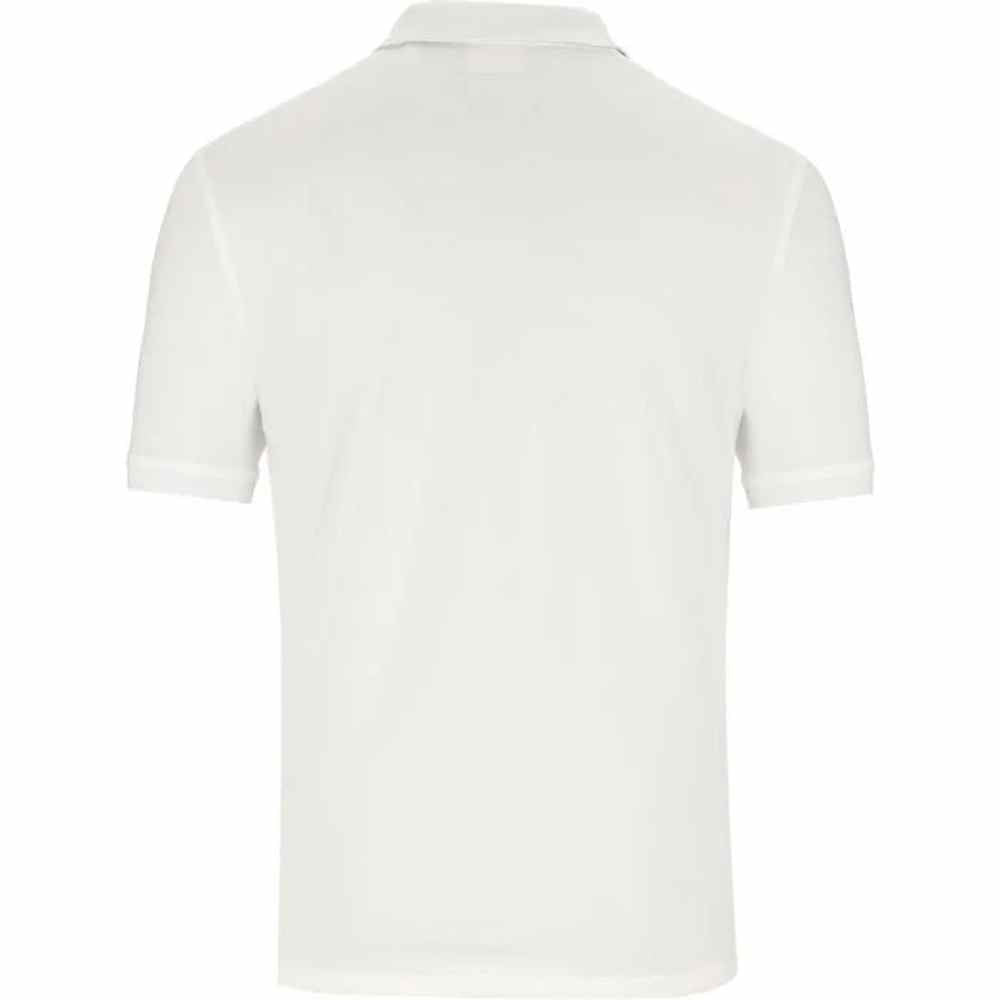 Gant Mens Reg Contrast Pique Golfer In Cream