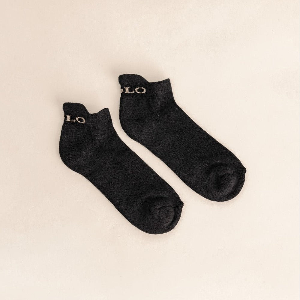 Polo Mens Golf Anklet Sock In Black
