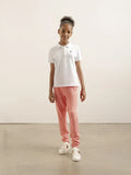 Polo Girls Nina Short Sleeve Golfer In White