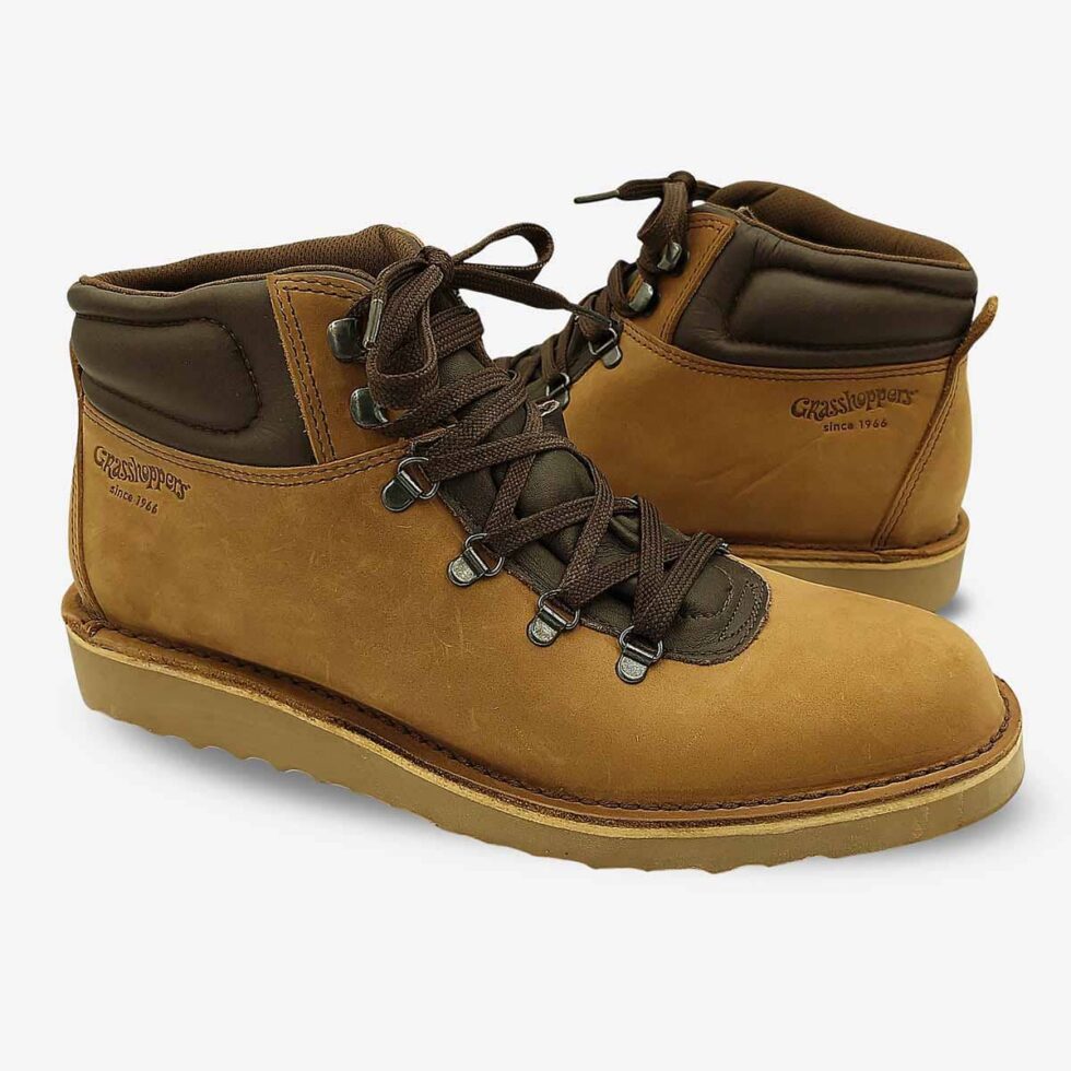 Grasshopper Mens Andrew Sandiego Shoes In Dark Brown