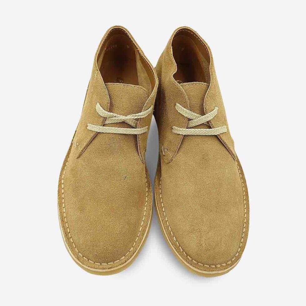 Grasshopper Mens Buck Suede Hudson Shoes In Mushroom