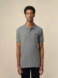 Polo Mens Essential Pique Ss Golfer Dark Grey