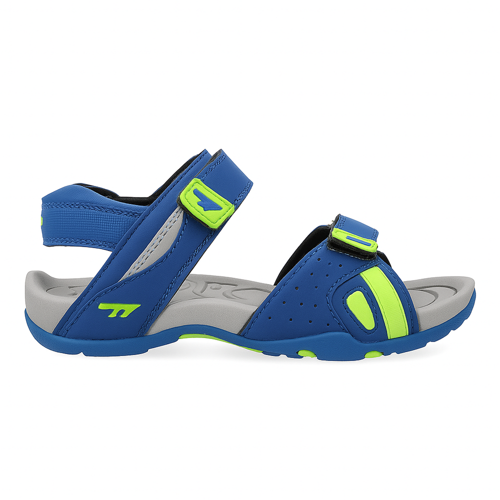 Hi-Tec Boys ULA Junior Sandals In Blue/Lime