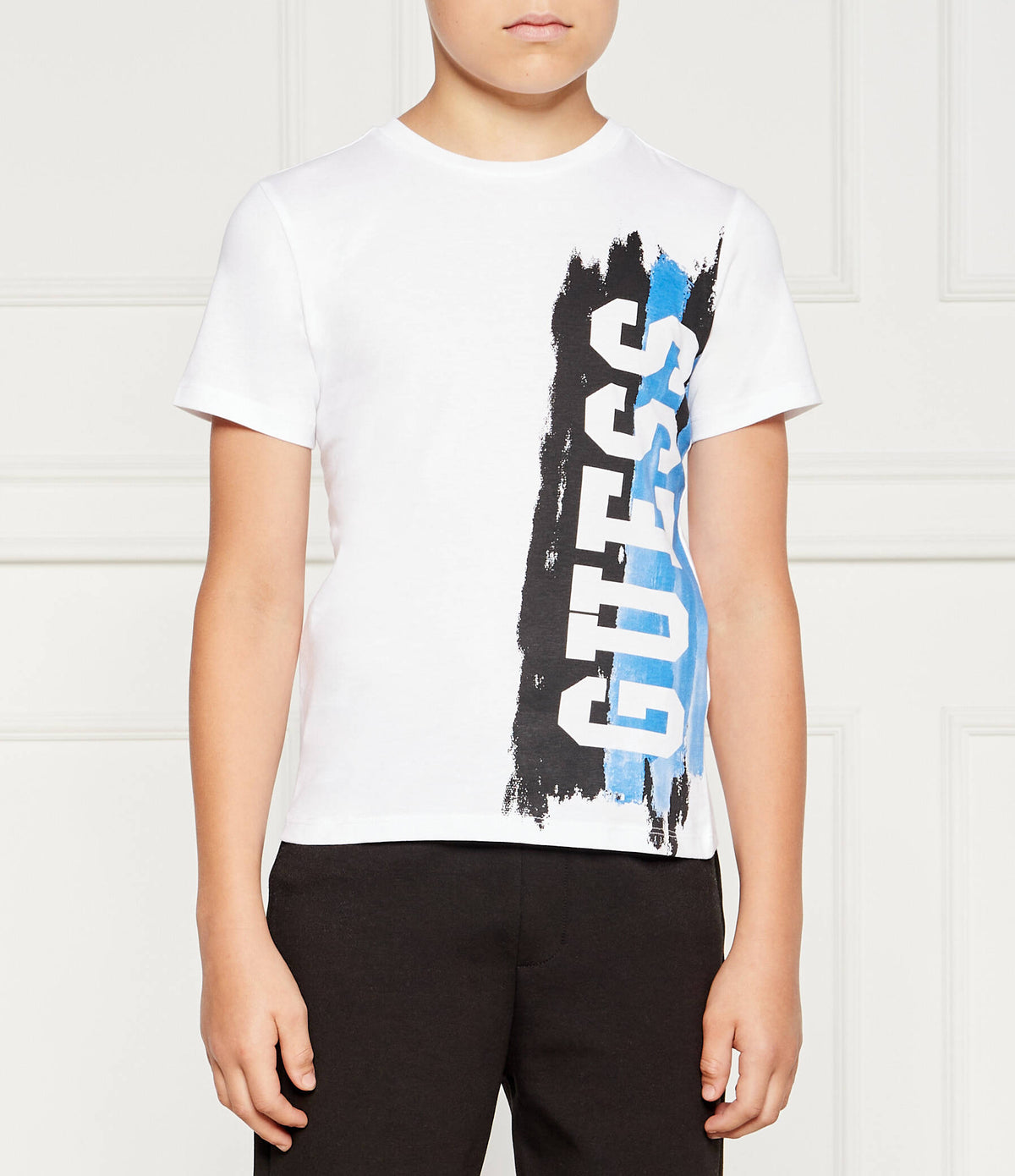 Guess Boys 7B T-Shirt In White Multi