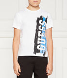 Guess Boys 7B T-Shirt In White Multi