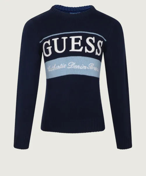 Guess Kids 2B Ls Sweater Navy