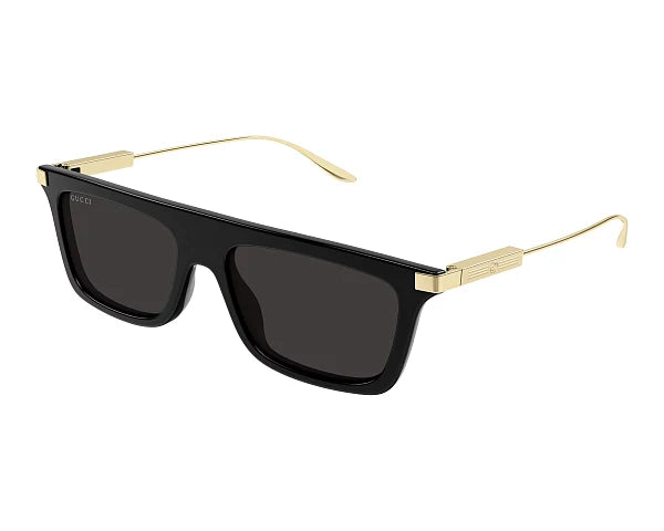 Gucci Mens Sunglasses In Black And Gold