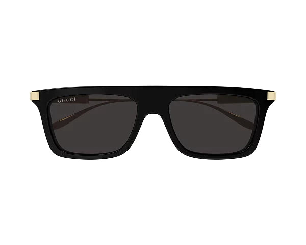 Gucci Mens Sunglasses In Black And Gold