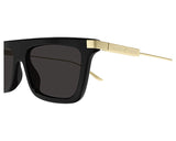 Gucci Mens Sunglasses In Black And Gold
