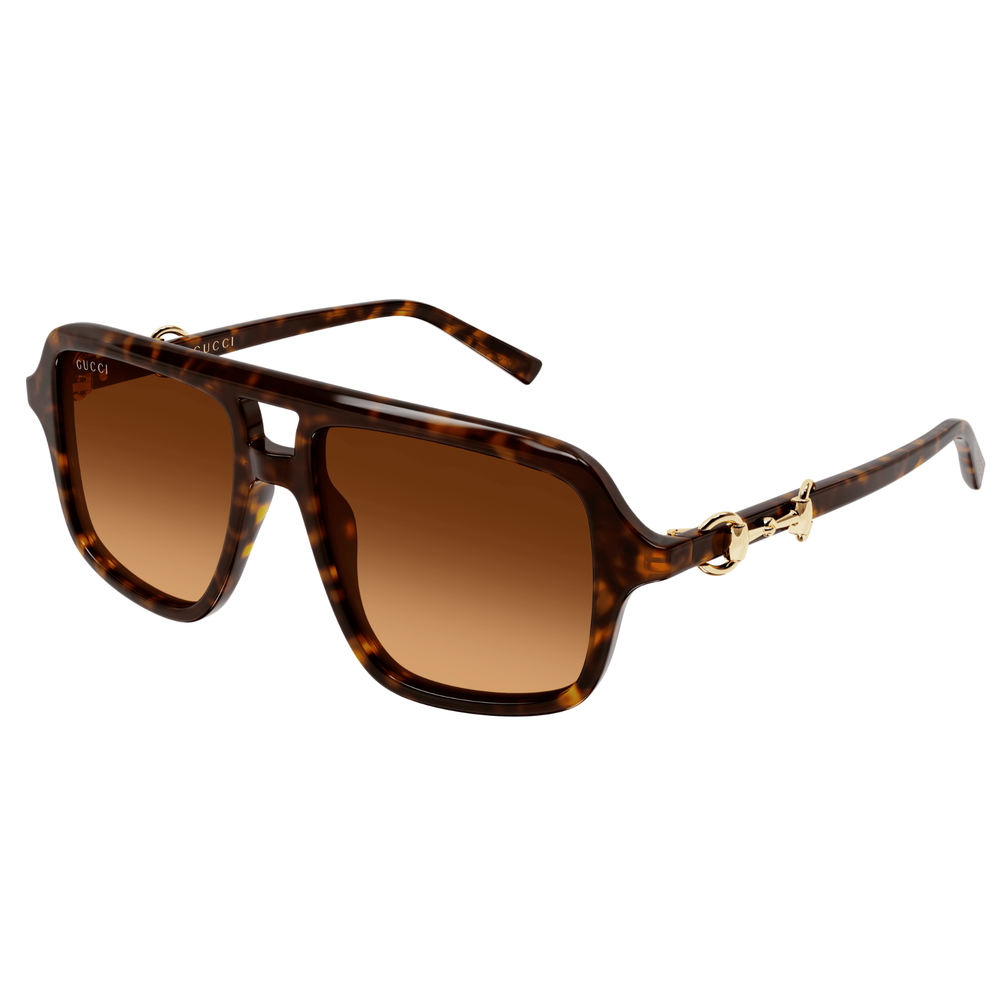 Gucci 55 Womens Sunglasses In Havana