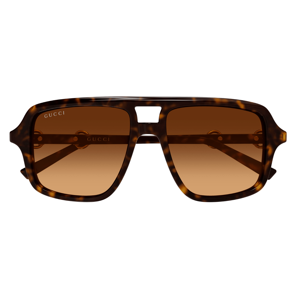 Gucci 55 Womens Sunglasses In Havana