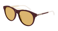 Gucci Sunglass Man Burgundy Crystal Brown GG0559S-003