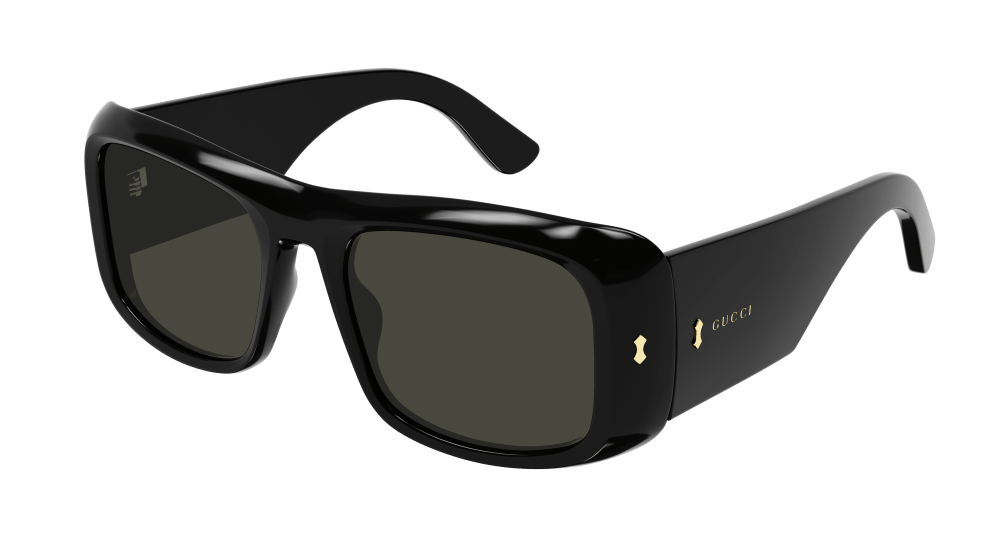 Gucci Sunglass Man Black Grey GG1080S-001