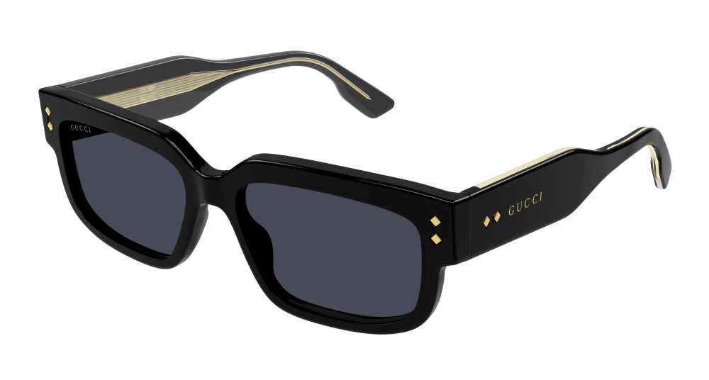 Gucci Sunglasses Man Black Grey Gg1218S-001