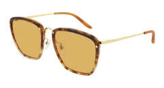 Gucci Sunglass Man Havana Gold Brown GG0673S-005