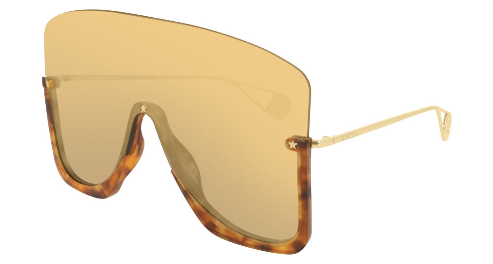 Gucci Sunglass Man Havana Gold Yellow GG0540S-003