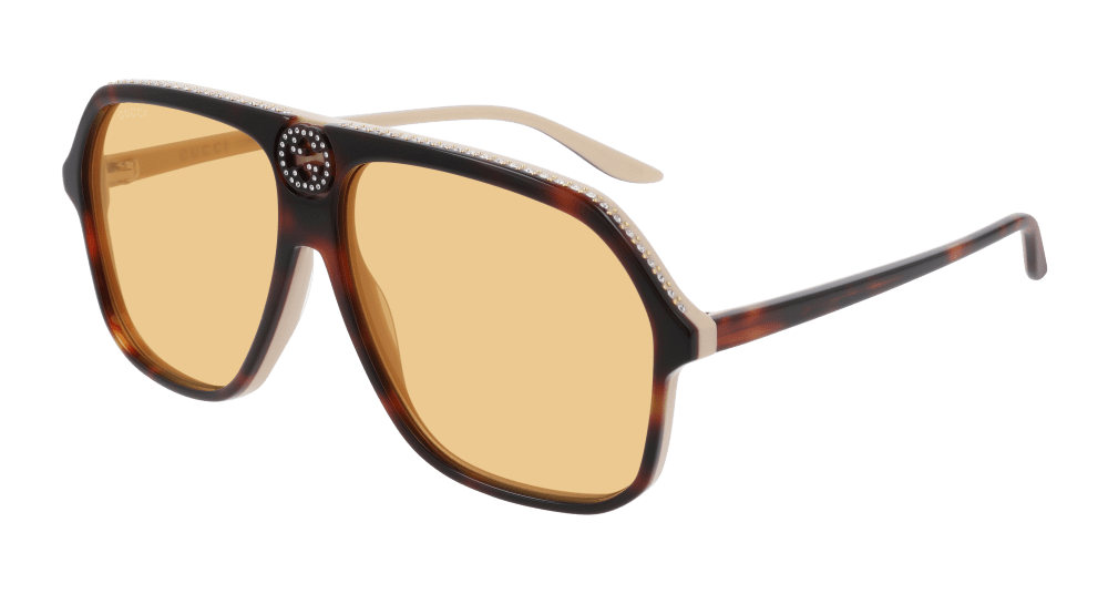 Gucci Sunglass Man Havana Orange GG0734S-005