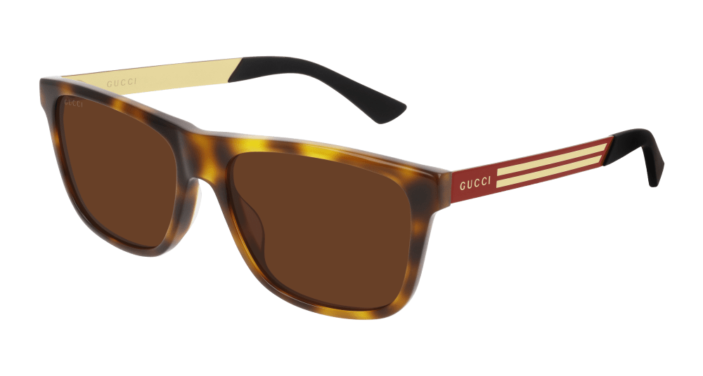 Gucci Sunglass Man Havana Red Brown GG0687S-004