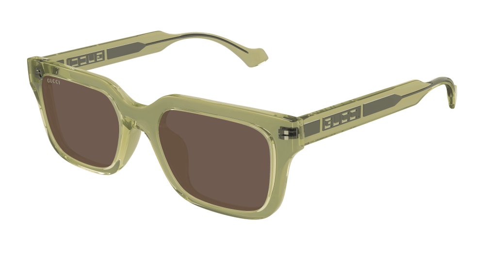 Gucci Sunglass Man Green Brown Gg1732Sk-003