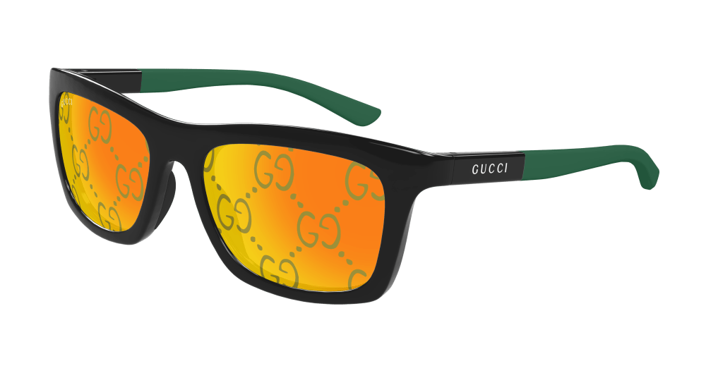 Gucci Sunglasses Man Black Green Yellow Gg1735S-005