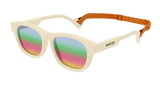 Gucci Mens Injection Sunglasses In Ivory Brown