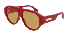 Gucci Sunglass Man Red Brown GG0665S-003