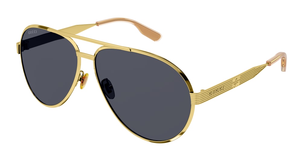 Gucci Sunglasses Man Gold Grey Gg1513S-001