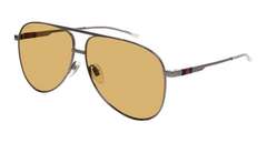 Gucci Sunglass Man Ruthenium Brown GG1677S-003