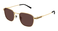 Gucci Sunglasses Mens In Gold Brown GG1876S-002