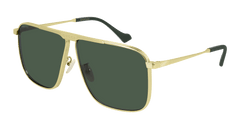 Gucci Sunglass Man Gold Green GG0840S-002