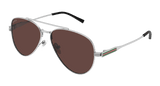 Gucci Sunglasses Mens In Ruthenium Brown GG1874S-003