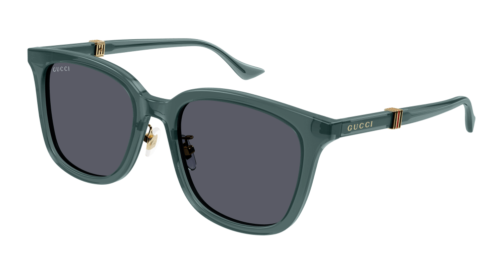 Gucci Sunglasses Man Green Grey Gg1498Sk-003