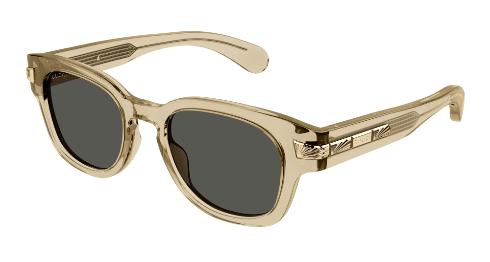 Gucci Sunglasses Man Brown Grey Gg1518S-004