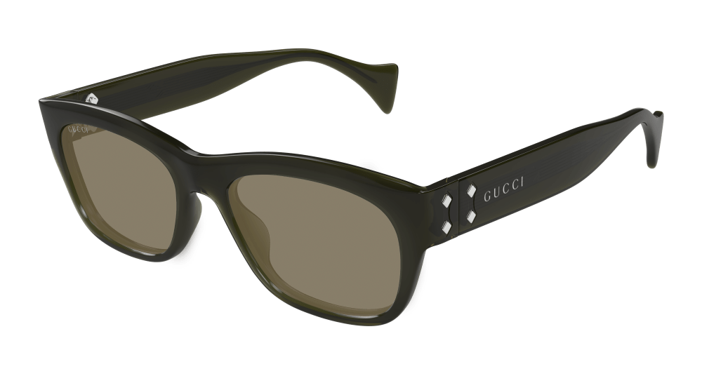 Gucci Sunglass Man Green Green Brown Gg1706S-003