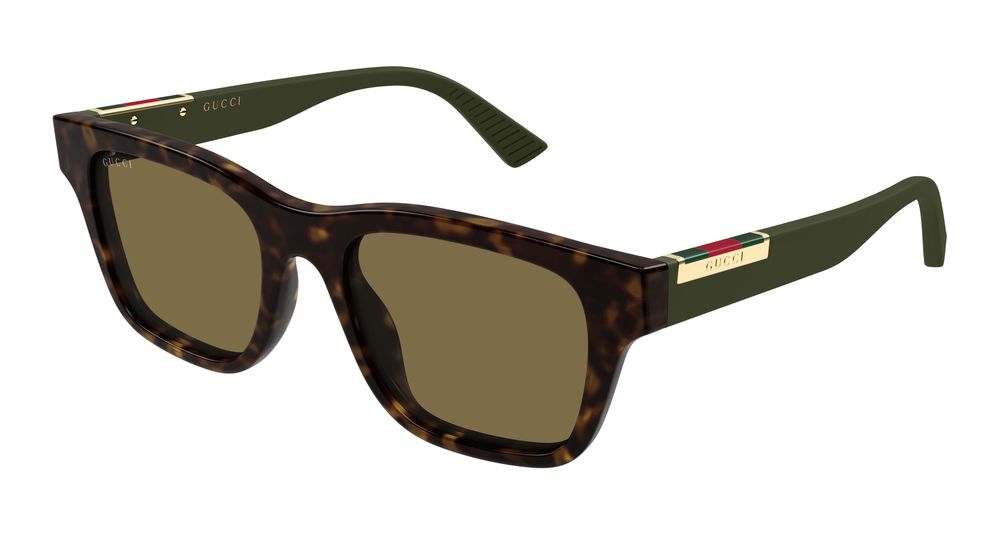 Gucci Sunglasses Mens In Havana Green Brown GG2089S-004